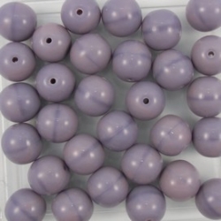 #20 25 Stück Perlen rund - Ø 8mm opak lavender