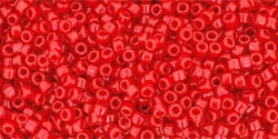 5g TOHO SeedBeads 15/0 TR-15-0045 A - Opaque Cherry