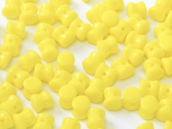 #34 - 25 Stck. PRECIOSA Pellet™ 4x6 mm opak yellow