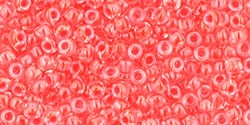 10 g TOHO Seed Beads 11/0 TR-11-0803 - Luminous Neon Salmon (E)