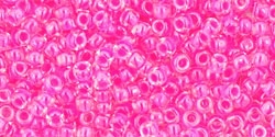 10 g TOHO Seed Beads 11/0 TR-11-0804 - Luminous Neon Pink (E)