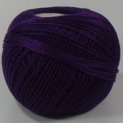 (4494) 30 Gramm Häkelgarn N° 20 dkl.violett