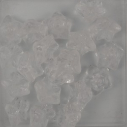 #03.00 25 Stück Glockenblumen 9x6 mm crystal
