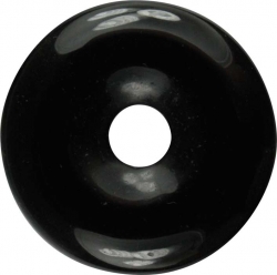 1 Donut onyx poliert - Ø ca. 20 mm