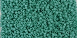 5g TOHO SeedBeads 15/0 TR-15-0055 D - Opaque Green Turquoise