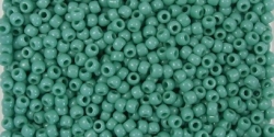 10 g TOHO Seed Beads 11/0 TR-11-0055 D - Opaque Green Turquoise