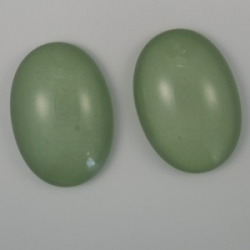 #27 - 1 Cabochon 25x18x7mm (LxBxH) - grün
