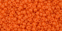 5g TOHO SeedBeads 15/0 TR-15-0050 A - Opaque Bright Orange