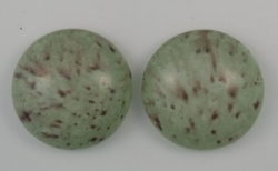 #02 - 1 Cabochon 18x7mm (LxBxH) - opal grün gesprenkelt