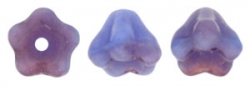 #02.07 50 Stück Glockenblumen 4x6 mm blue raspberry swirl
