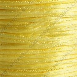 1 m geflochtene Schnur - lt yellow - Ø 1 mm