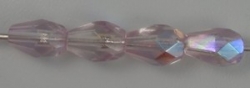 #01 - 10 Pears 7*5mm crystal rosé lustered