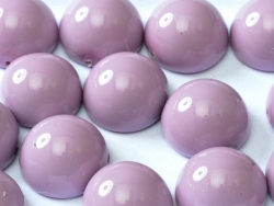 #18a - 1 Dome Bead 12x7mm - lilac paint coating