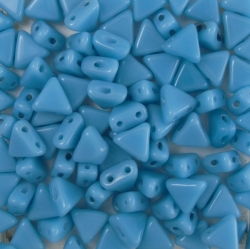 #24 - 50 Stück Kheops Beads 6mm - Opaque Blue Turquoise