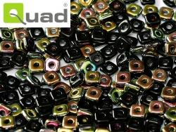 #05 5g Ouad® Beads jet vitrail