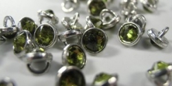 Crystaletts - olivine (silver)