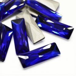 1 Glas-Baguette Ø 30x10x5 mm - cobalt