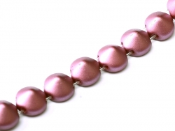 #12 20 Stück Tipp Beads Ø 8 mm - pastel colors burgundy