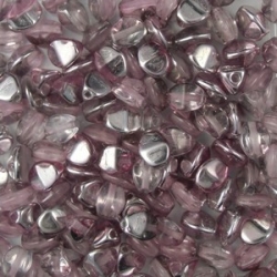 #69 - 50 Stck. Pinch-Bead 5x3mm - cr. labrador lt pink coating