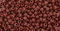 10 g TOHO Seed Beads 11/0 TR-11-2609 F - Semi Glazed - Dk Red (C)
