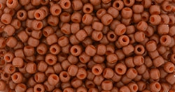 10 g TOHO Seed Beads 11/0 TR-11-2610 F - Semi Glazed - Burnt Orange (C)