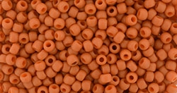 10 g TOHO Seed Beads 11/0 TR-11-2611 F - Semi Glazed - Orange (C)