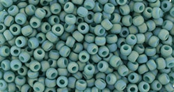 10 g TOHO Seed Beads 11/0 TR-11-2634 F - Semi Glazed Rainbow - Turquoise (C)