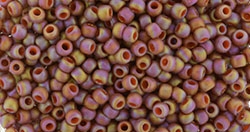 10 g TOHO Seed Beads 11/0 TR-11-2640 F - Semi Glazed Rainbow - Burnt Orange (C)