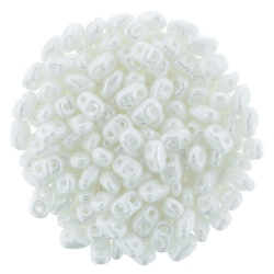 #02.02 - 10g MiniDuo-Beads  Opaque White Luster