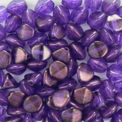 #12 - 25 Stck. Pinch-Bead 7x5mm - Crystal GT Magenta