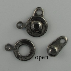 Druckverschluss - 8 mm pewter