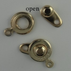 Druckverschluss - 8 mm gold plated
