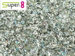 #10 5g Super8-Beads Crystal Silver Rainbow