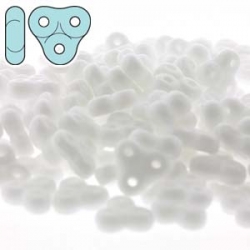 #15 5g TRINITY BeadS  3x6X6 mm - Chalk White