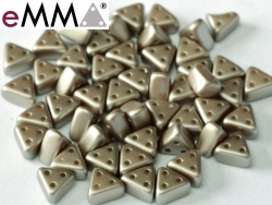 #08 50 Stück eMMA Bead  3x6x6 mm - Pastel Lt Brown