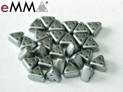 #11 50 Stück eMMA Bead  3x6x6 mm - Pastel Lt Grey