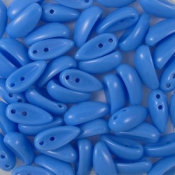 #05.00 - 25 Stck. Chilli-Beads 4x11mm - opak blue