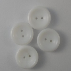 #02 - 1 Cup Button Bead Ø14mm - Chalk White