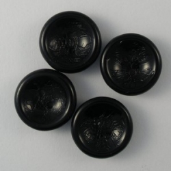 #09 - 1 Cup Button Bead Ø14mm - Opaque Jet