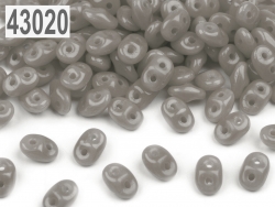 #005c 10g SuperDuo-Beads opak grau