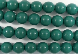 #23.0 1 Strang - 8,0 mm Glasperlen - green jade/paint coating