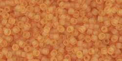 5g TOHO SeedBeads 15/0 TR-15-0002 CF - Tr.-Frosted Dk Topaz