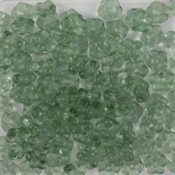 #01.10 50 Stück Blüten 5 mm - crystal seafoam coating