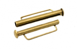 1 JBB-Schiebeverschluss Antik-Bronzefarben 31mm