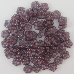 #01.21 50 Stück Blüten 5 mm - crystal lila vega