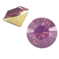 #25.01 - 2 Stück Chaton 6,5 mm (SS29) - cyclamen rose opal