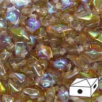 #05.03 - 25 Stück Diamonduo 5x8 mm - crystal brown rainbow