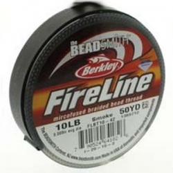 Fireline von Berkley - 0,20 mm (10 LB)  - smoke - ca. 45,5 m