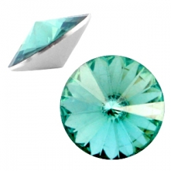 1 Stück Rivoli 12 mm (1122) - crystal erinite green