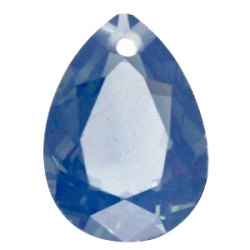 1 Tropfen facetiert 25x18x11mm (LxBxH) - opal montana blue